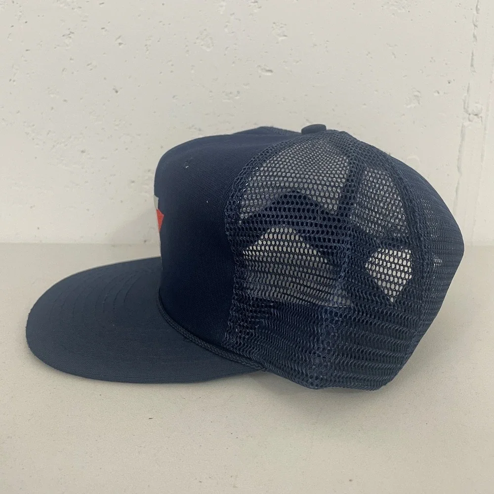 VTG TEI Houston Astros Snapback Hat Cap Star Logo Mesh Trucker MLB Baseball